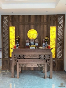 Bang An Luxury đã hoàn thiện thiết kế phòng thờ cho nhà anh Nam Anh Nguyễn - Hà Nội