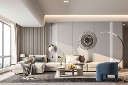 Thiết kế không gian phòng khách trở lên ấm áp cùng với Bang An Luxury
