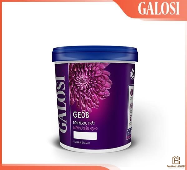 Sơn ngoại thất men sứ siêu hạng GE08 (Lon 1L)