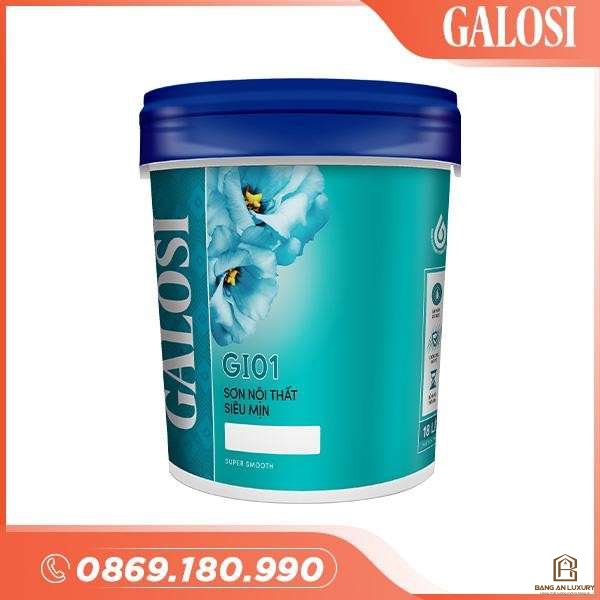 Sơn nội thất siêu mịn GI01 (lon 5L)