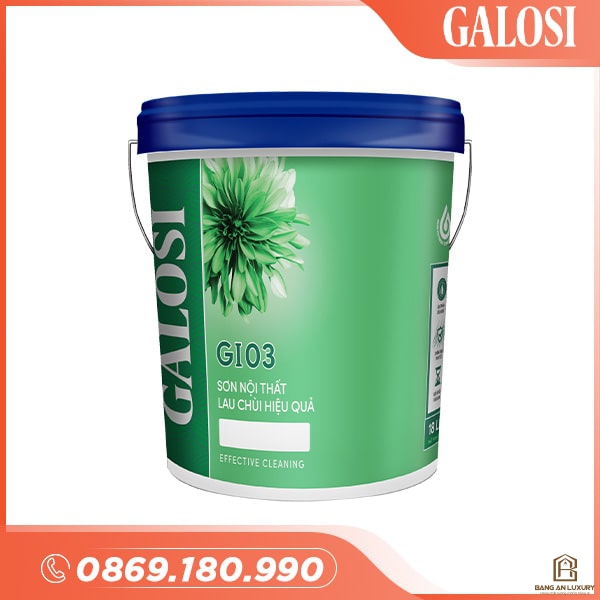 Sơn nội thất lau chùi hiệu quả GI03 (Thùng 18L)