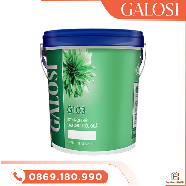 Sơn nội thất lau chùi hiệu quả GI03 (Hộp 1L)