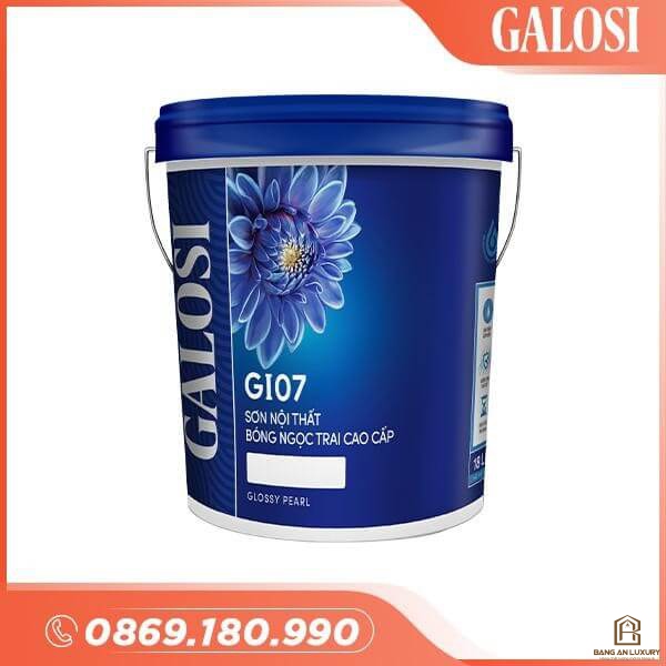 Sơn nội thất bóng ngọc trai cao cấp GI07 (Thùng 18L)
