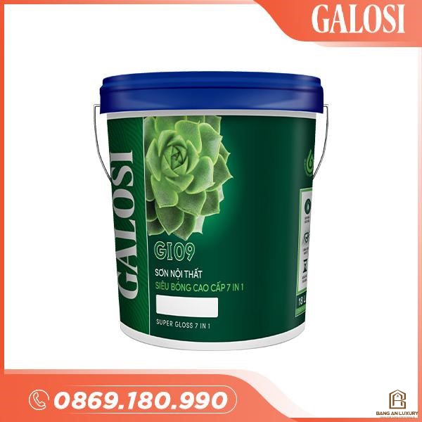 Sơn nội thất siêu bóng cao cấp 7 in 1 GI09 (Thùng 18L)