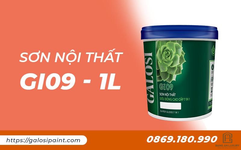 Sơn nội thất siêu bóng cao cấp 7 in 1 GI09 (Lon 1L) thumb