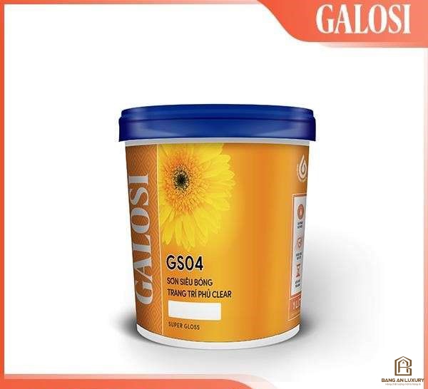 Sơn siêu bóng trang trí phủ clear GS04 (Lon 1L)