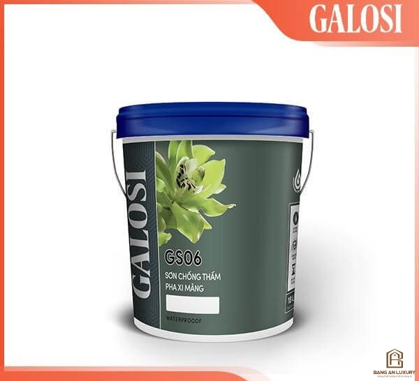 Sơn chống thấm pha xi măng GS06 (Thùng 18L)