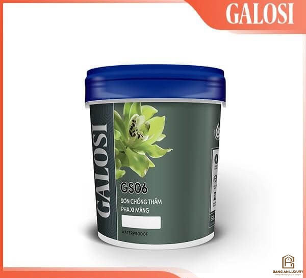 Sơn chống thấm pha xi măng GS06 (Lon 5L)