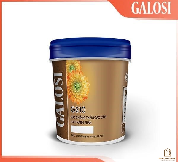 Keo chống thấm cao cấp hai thành phần GS10 (Lon 5L)