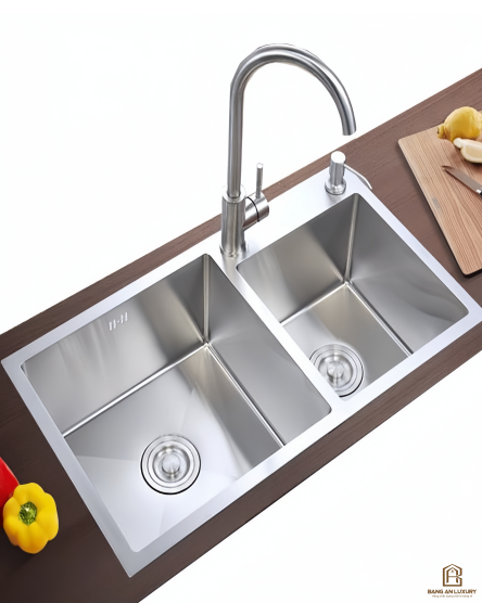 CHẬU RỬA INOX SUS 304 CAO CẤP AROKI – MÃ HL 8550