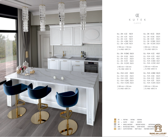 ĐÈN TRẦN PHA LÊ  PHONG CÁCH HIỆN ĐẠI SANG TRỌNG - BANG AN LUXURY