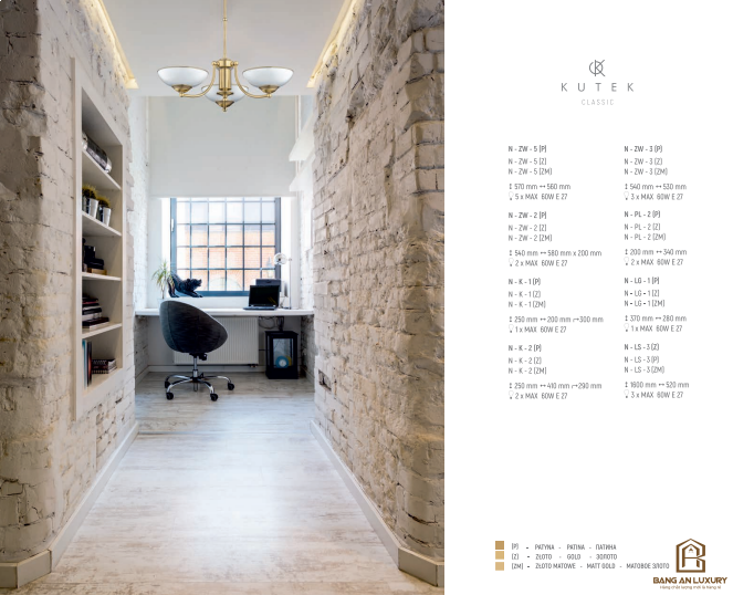 ĐÈN CHÙM THIẾT KẾ CỔ ĐIỂN SANG TRỌNG - BANG AN LUXURY