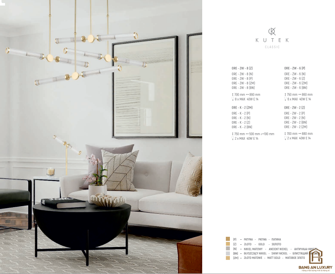 ĐÈN THẢ TRẦN PHONG CÁCH HIỆN ĐẠI TỐI GIẢN - BANG AN LUXURY