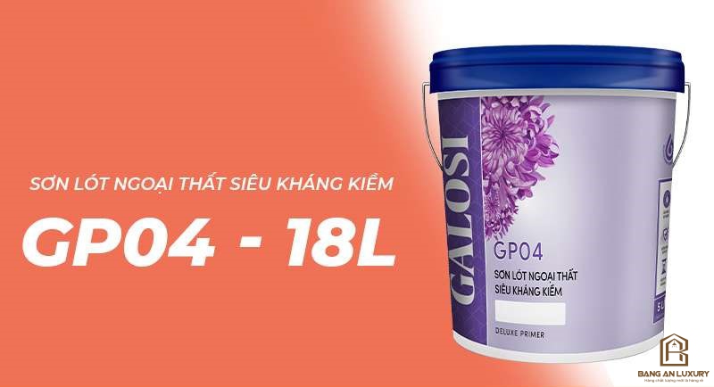 Sơn lót ngoại thất siêu kháng kiềm GP04 (thùng 18L) thumb