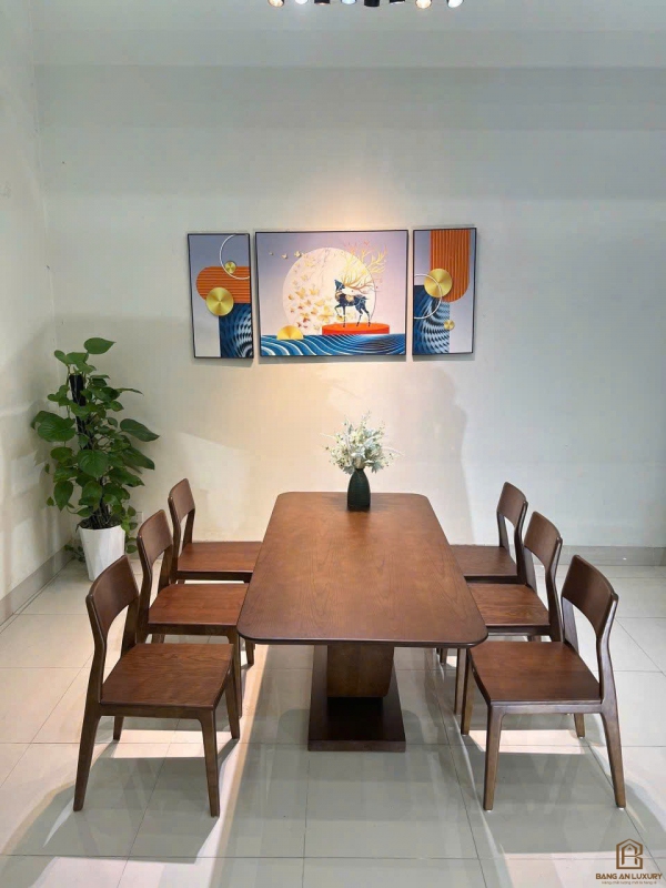 GHẾ ĂN GỖ TẦN BÌ ASH CAO CẤP –  MÃ 124