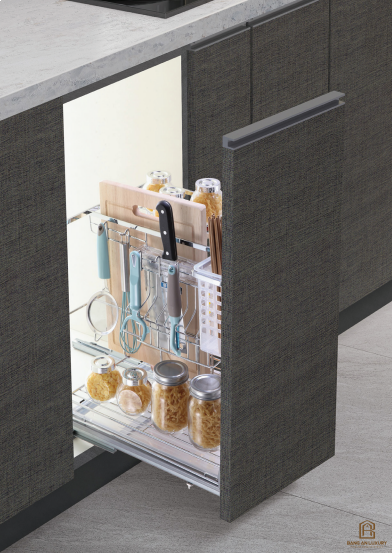 GIÁ DAO THỚT, CHAI LỌ INOX NAN DẸT RAY GIẢM CHÂN AROKI - MÃ FK 350