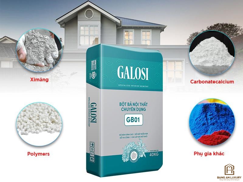 Bột bả nội thất chuyên dụng GB01