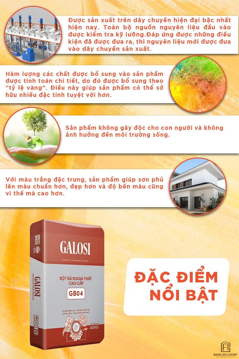 Bột bả ngoại thất siêu hạng GB04