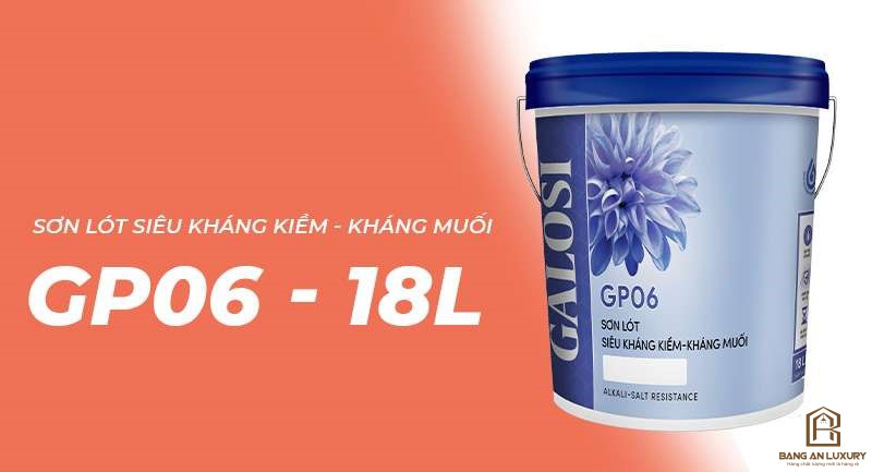 Sơn lót siêu kháng kiềm kháng muối GP06 (thùng 18L)