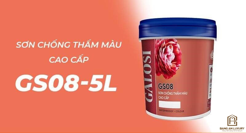 Sơn chống thấm màu cao cấp GS08 (Lon 5L)