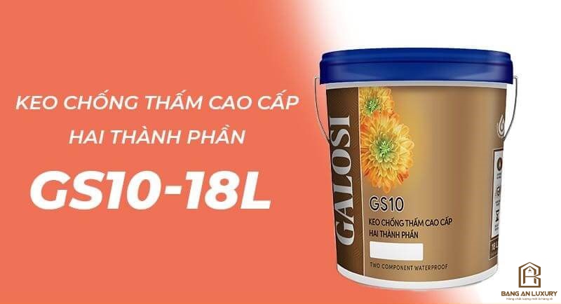 Keo chống thấm cao cấp hai thành phần GS10 (Thùng 18L)