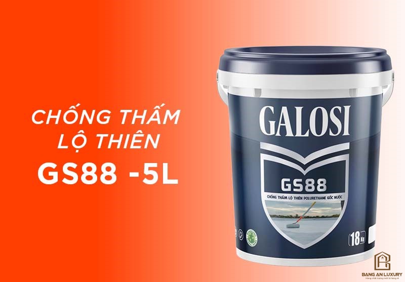 Chống thấm lộ thiên GS88 (Lon 5L)