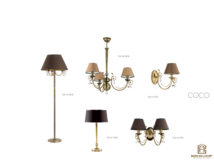 ĐÈN CHÙM THIẾT KẾ PHONG CÁCH CHÂU ÂU CỔ ĐIỂN - BANG AN LUXURY