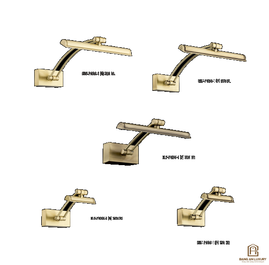 ĐÈN GẮN TƯỜNG PHONG CÁCH HIỆN ĐẠI - BANG AN LUXURY