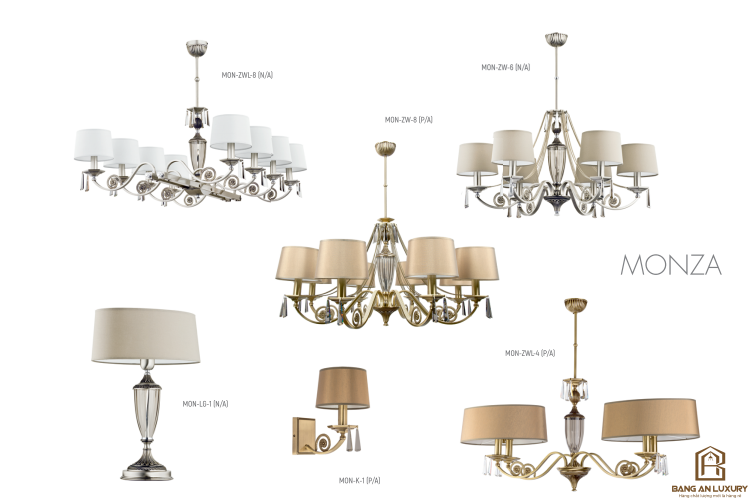 ĐÈN CHÙM THIẾT KẾ PHONG CÁCH CHÂU ÂU CỔ ĐIỂN - BANG AN LUXURY