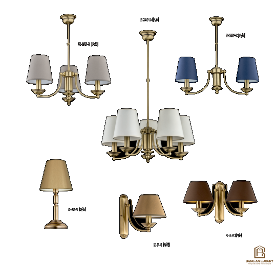 ĐÈN CHÙM PHONG CÁCH CHÂU ÂU CỔ ĐIỂN SANG TRỌNG - BANG AN LUXURY