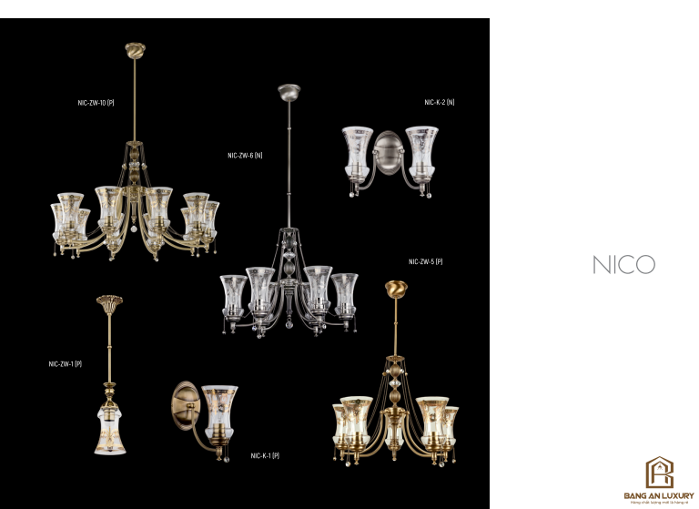 ĐÈN CHÙM PHA LÊ MANG PHONG CÁCH TÂN CỔ ĐIỂN - BANG AN LUXURY