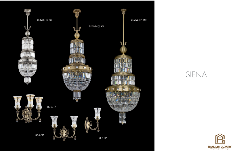 ĐÈN CHÙM PHA LÊ NHIỀU TẦNG PHONG CÁCH HIỆN ĐẠI - BANG AN LUXURY