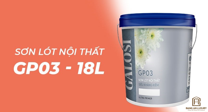 Sơn lót nội thất siêu kháng kiềm GP03 (thùng 18L)