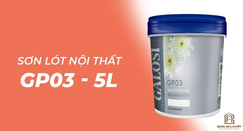 Sơn lót nội thất siêu kháng kiềm GP03 (lon 5L)