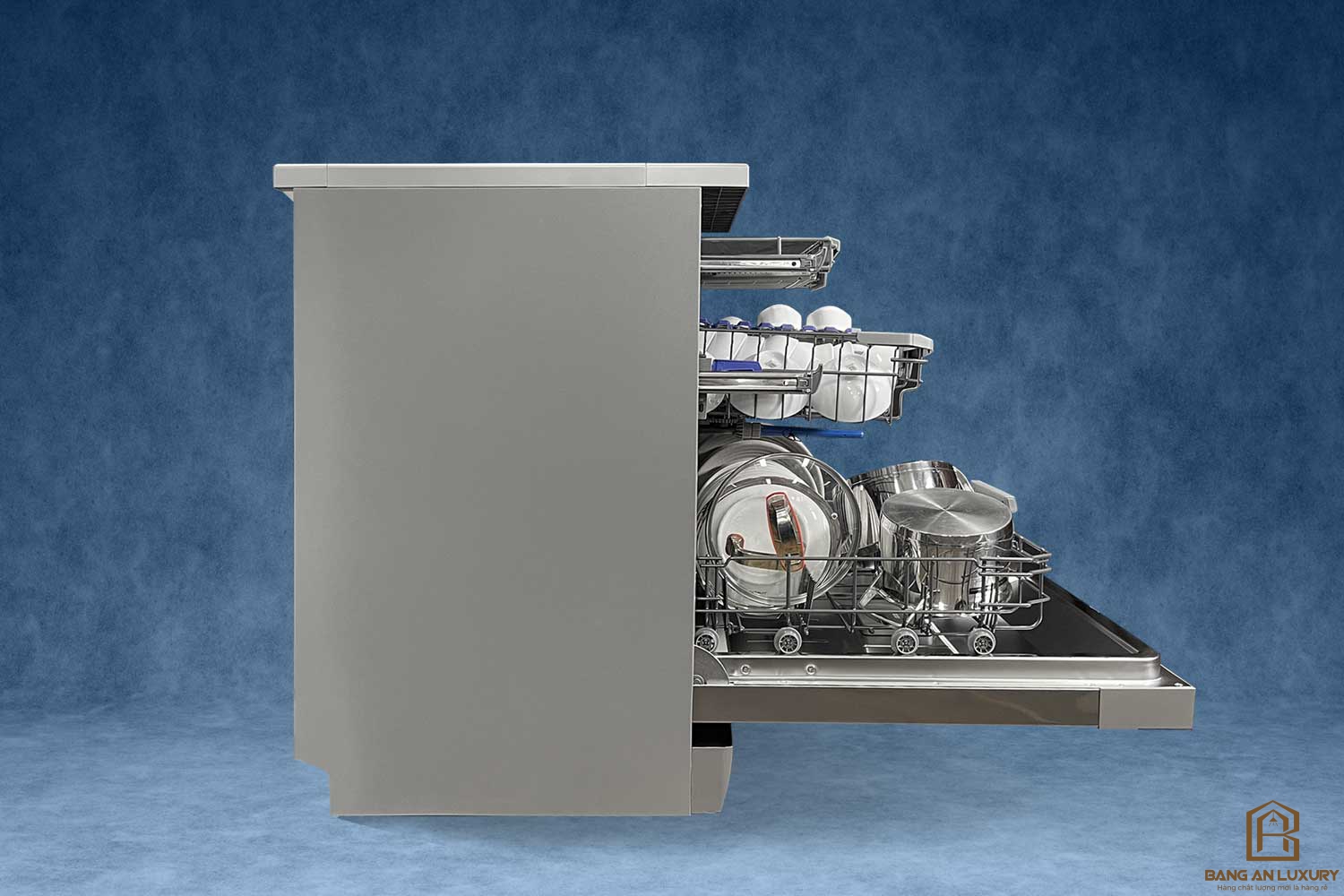 Máy Rửa Bát Eurosun - SMS81EU19ES (Inox Silver) Serial 7+