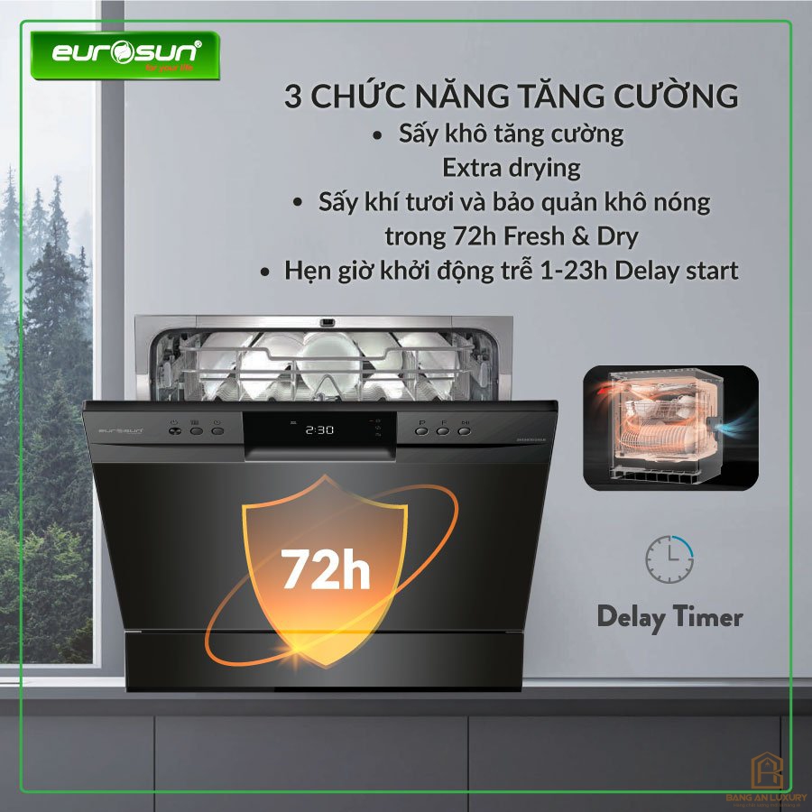 Máy Rửa Bát Eurosun - SMS60E08EB