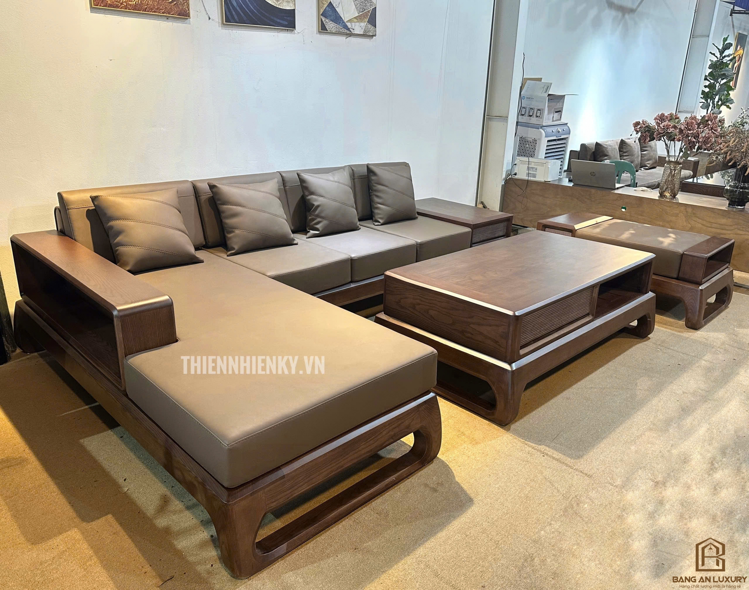 SOFA GỖ CAO CẤP - MÃ SV001