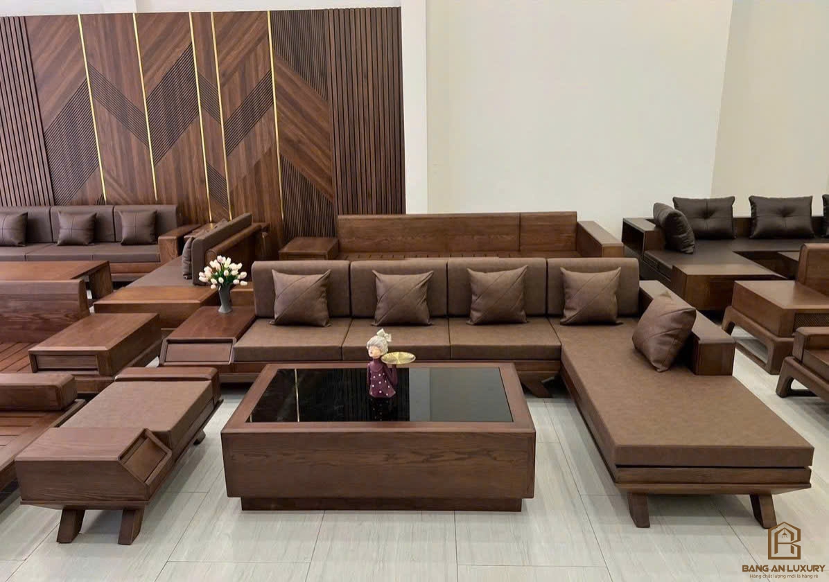 SOFA GỖ CAO CẤP - MÃ SV007