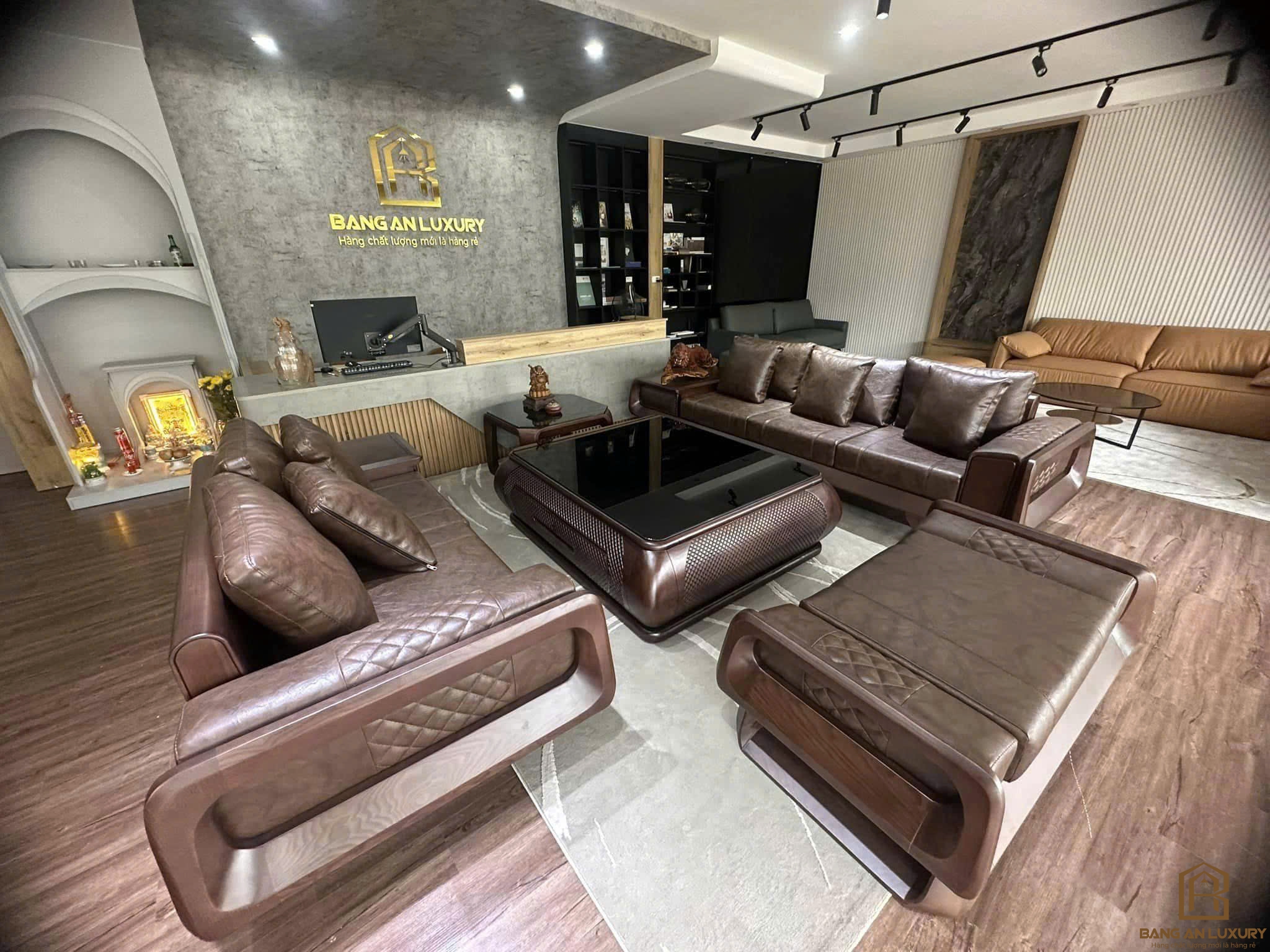 SOFA GỖ CAO CẤP - MÃ SV034