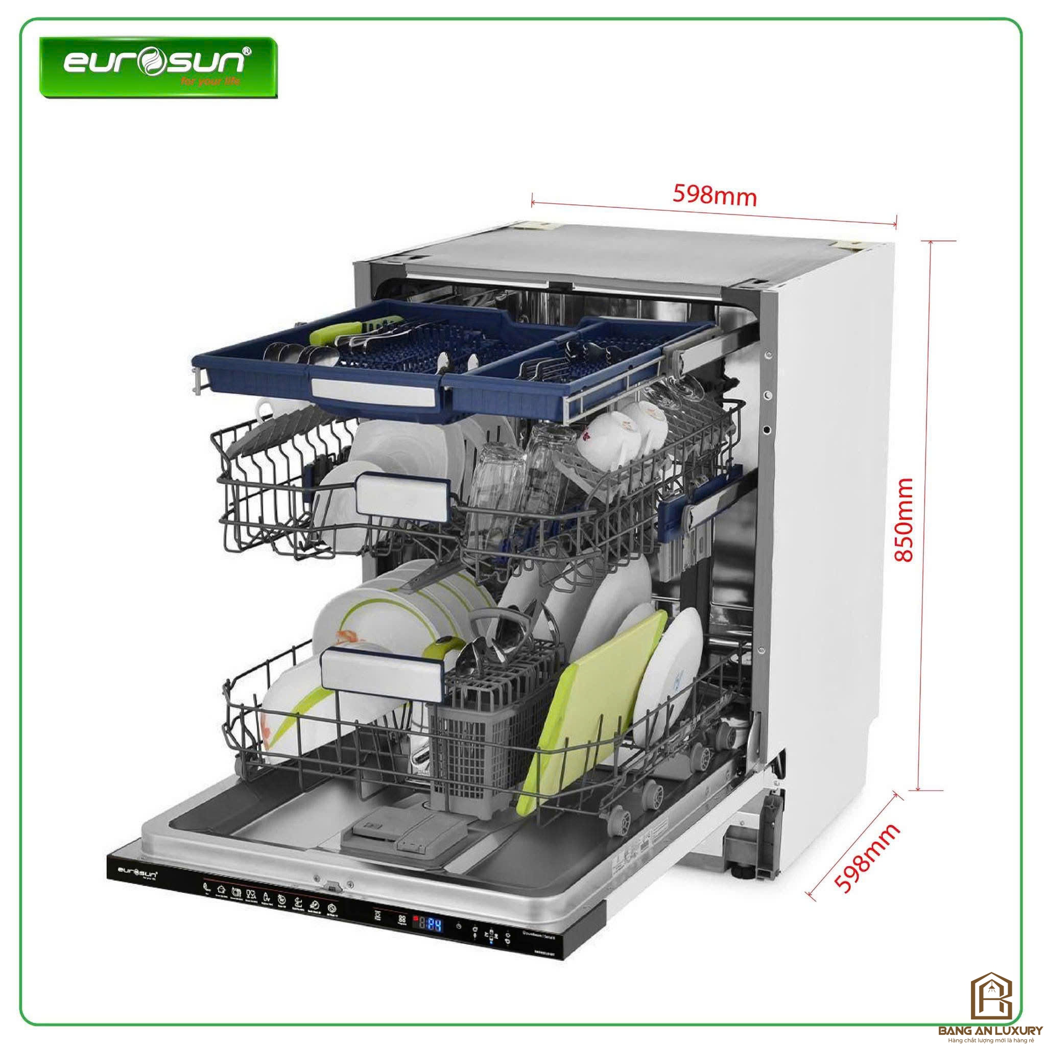 Máy Rửa Bát Eurosun - SMS80EU21BT Serial 8