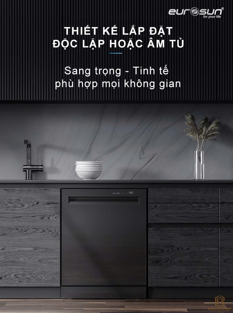 Máy Rửa Bát Eurosun - SMS82EU88B Serial 8+